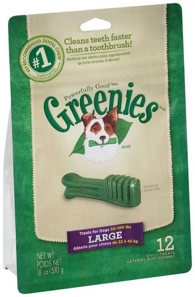 18 oz. Greenies Large Mega Treat Pack (12 Count) - Treats